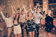 New Year’s and confetti cannons go hand in hand...