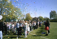 School Celebrates 50th Anniversary With Confetti Cannons