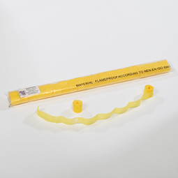 Yellow Tissue Streamers - 20mm x 7m - sleeve of 40