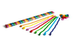 Multicolour Tissue Streamers - 5m x 0.85cm - sleeve of 100