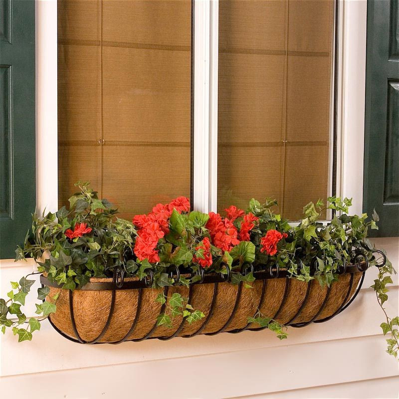 Scroll Hayrack Window Box