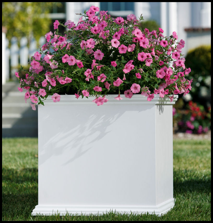 鉢・プランター NEIGHBORHOOD SRL SQUARE POT-S Laguna Square Planter | Shop Square Planter With Trim | Windowbox