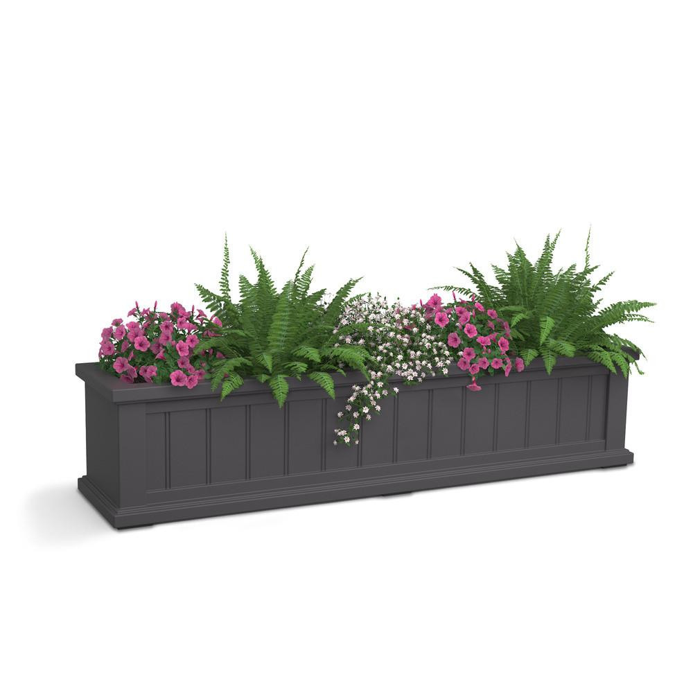 Round Railing Post Planters Promenade Railing Planter