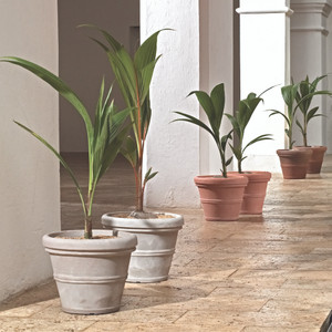 Belaire Planters only look like heavy stone or concrete planters Belaire Planters only look like heavy stone or concrete planters
