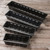 Black Poly Pro Liners arranged on a floor 18",24",30" and 36" Lengths