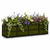 Preserved Moss Roll in Simple Elegance window box with flowers on white background