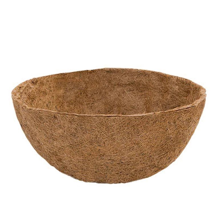 Hanging Basket Coconut Liner on white background