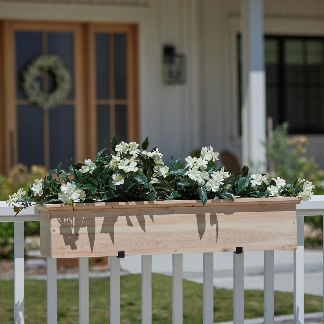 Newport Cedar Window Box- 6 Sizes Made in USA