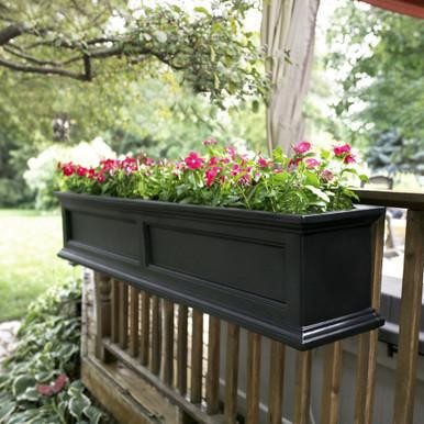 Round Railing Post Planters Prestige Railing Planter