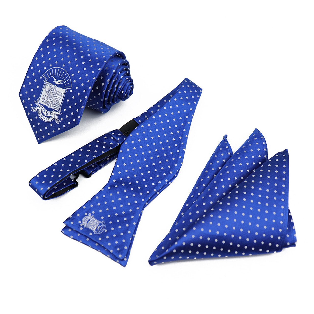 Phi Beta Sigma Polka Dot Tie Set