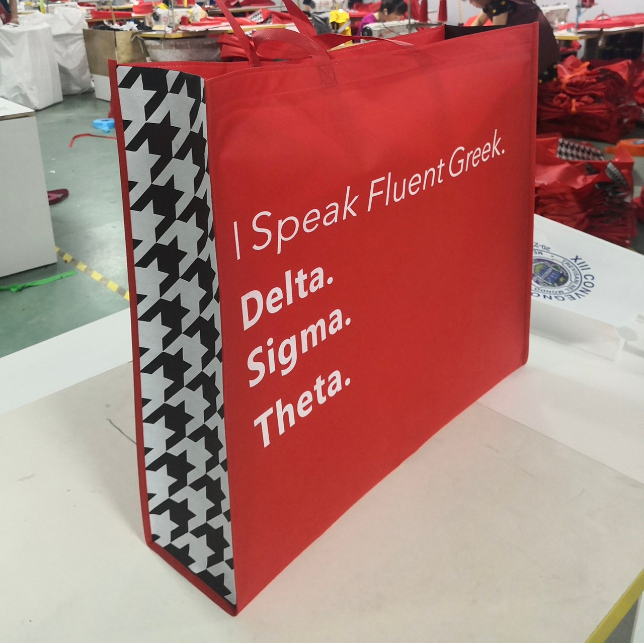 DST I speak fluent Greek shopping bag ( 3 pack ) - Waju Designs