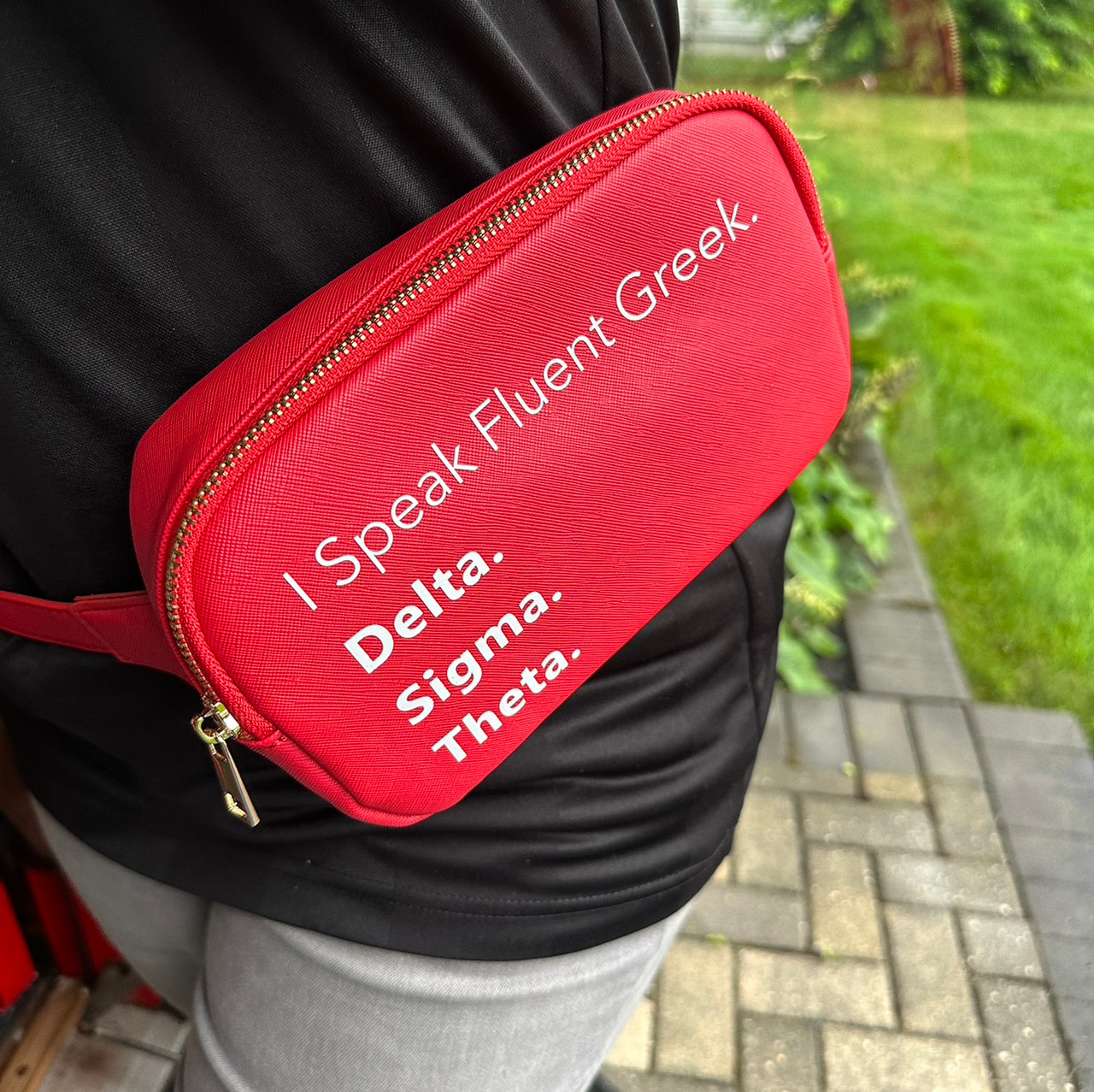 Delta Sigma Theta Clear Stadium Crossbody