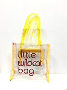 little Wildcat bag - clear with yellow handles little Wildcat bag - clear with yellow handles