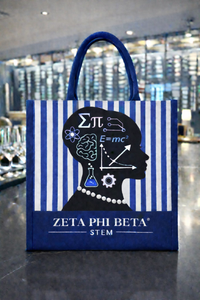 Zeta Phi Beta  Everyday  tote -stem medium