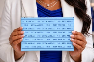 Zeta Phi Beta Lightweight  tote -  amicae pouch | SHIP Start 6/17