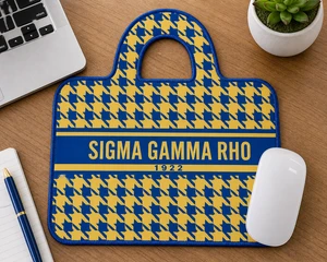 Sigma Gamma Rho purse mouse pad