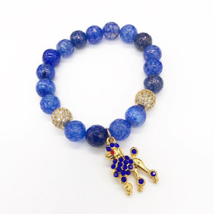 Sigma Gamma Rho Bracelet with poodle charm Sigma Gamma Rho Bracelet with poodle charm