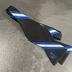 Phi Beta Sigma Silk BowTie - Black Gomab Phi Beta Sigma Silk BowTie - Black Gomab