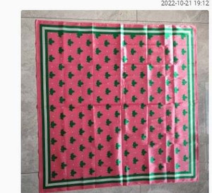 Alpha Kappa Alpha Scarf -Ivy dots pink