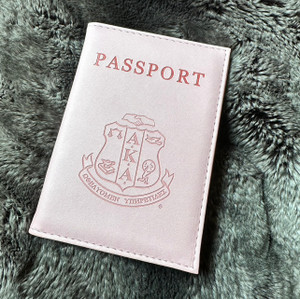 Passport Cover - AKA pink PU Leather Passport Cover - AKA pink PU Leather