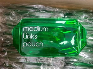 medium links pouch- green