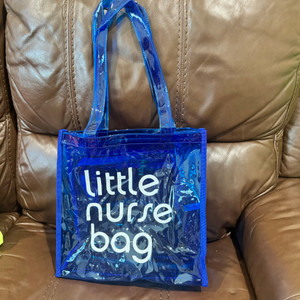 little nurse bag - blue & white
