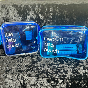 Zeta  pouch set- clear