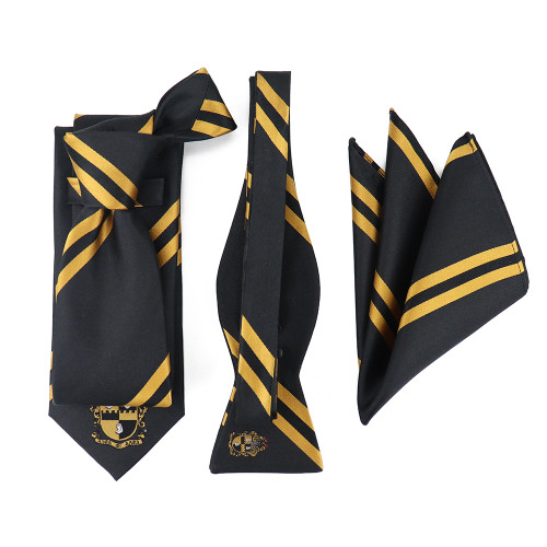 Alpha Phi Alpha Silk Tie Set - Black Alpha Phi Alpha Silk Tie Set - Black