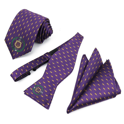 Omega Psi Phi  Tie Set - Thunderbolt