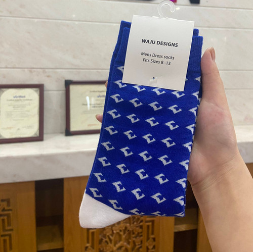 Phi Beta Sigma Dress Socks - Sigma Print