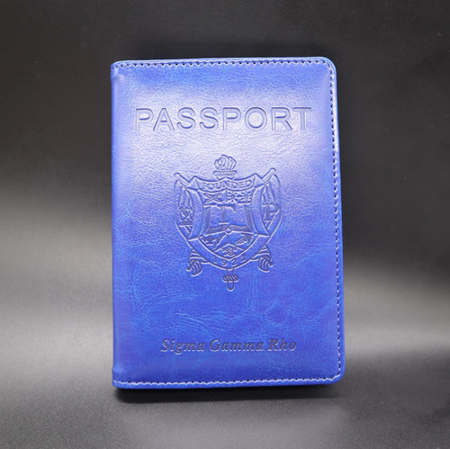 Passport Cover -SGRHO Blue