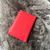 Passport Cover - DST red PU Leather