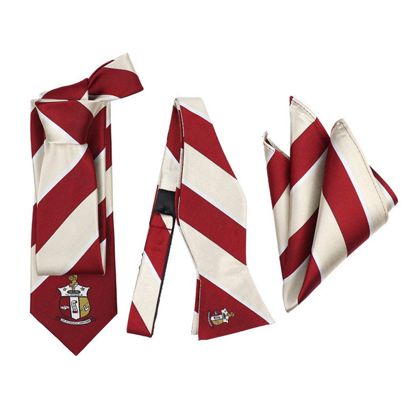 Kappa Alpha Psi Silk Tie set -block stripe