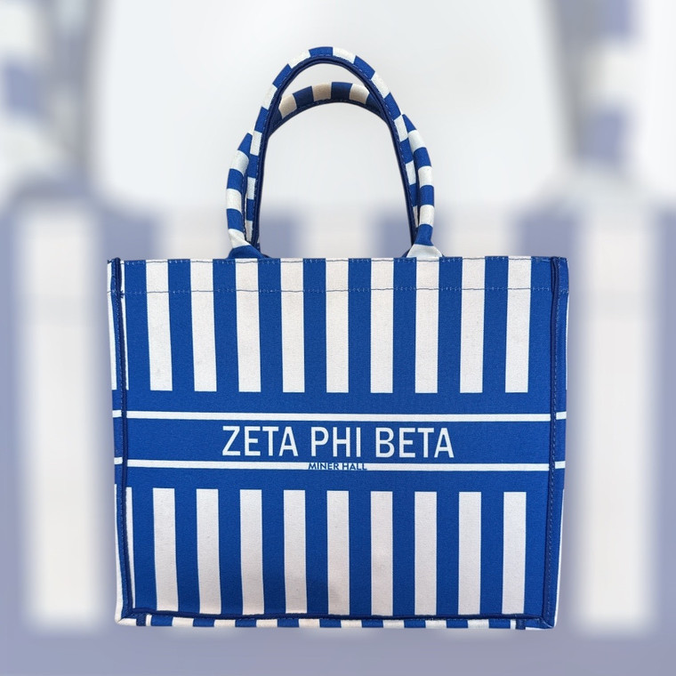 Zeta Phi Beta LA Book Tote- Miner Hall