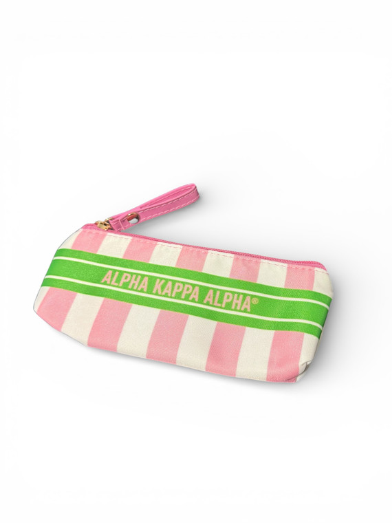 AKA pouch- striped rectangle