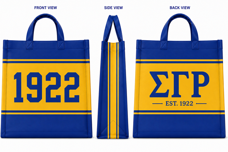 Sigma Gamma Rho  Lightweight  tote -sigma/1922 medium | SHIP STARTING 6/15