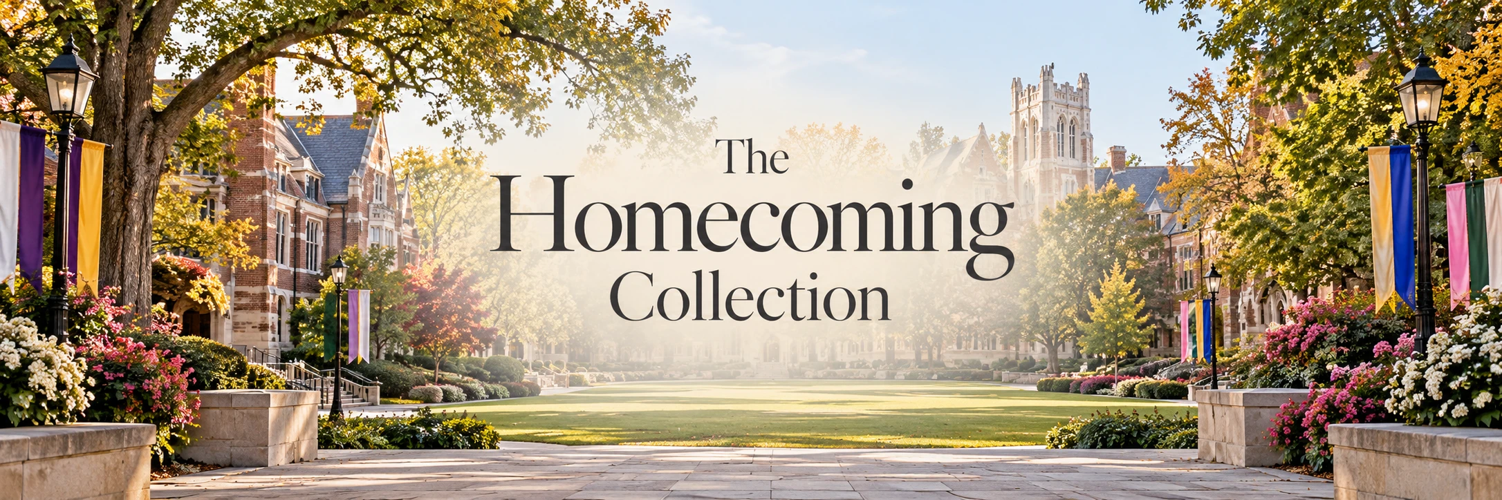 The Homecoming Collection - shop Greek paraphernalia for homecoming season