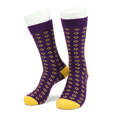 slim fit dress slacks Hook + Albert Dress Socks - Meadow Polka Dots (1 Pair Pack)