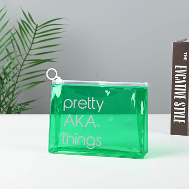 Pretty AKA things pouch -green - Waju Designs