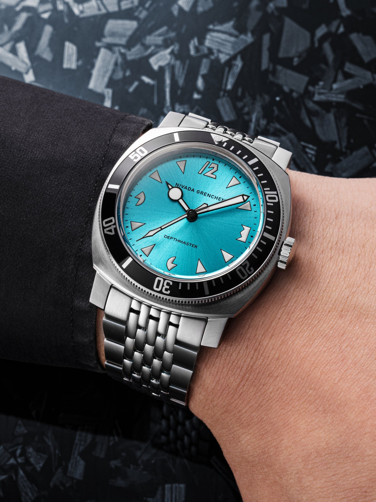 Depthmaster on the wrist