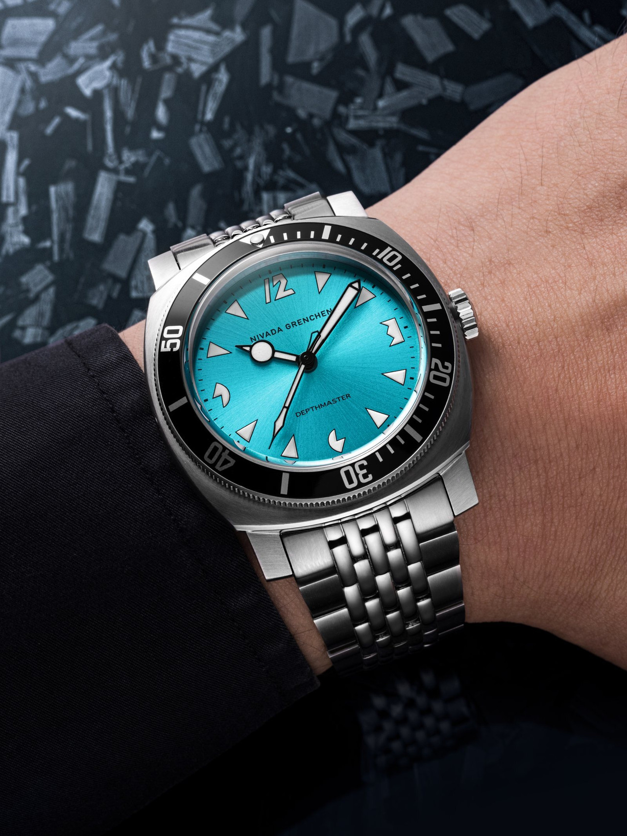 Depthmaster, side profile on the wrist
