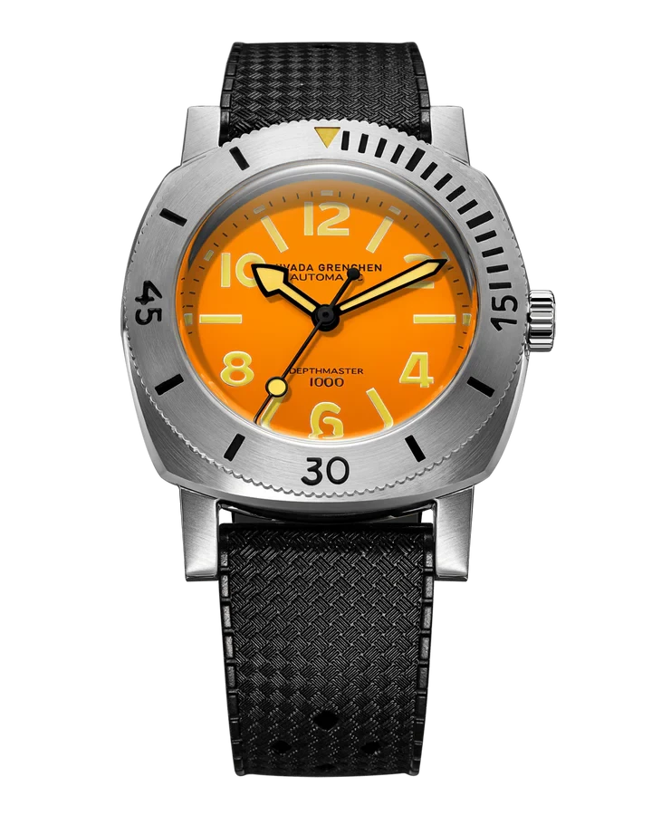 Nivada Grenchen Depthmaster “Pac-Man” 39mm Automatic Dive Watch