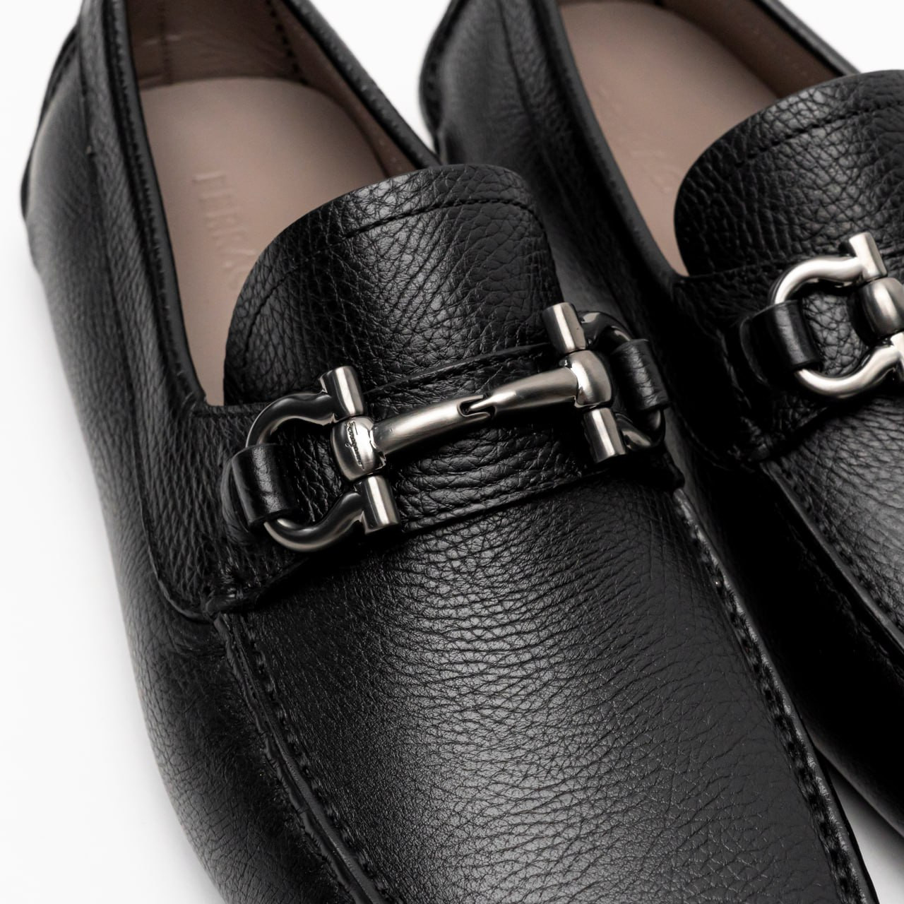 Salvatore Ferragamoフェラガモオリジナーレエプロンダービー黒8 Ferragamo Parigi Driver Black