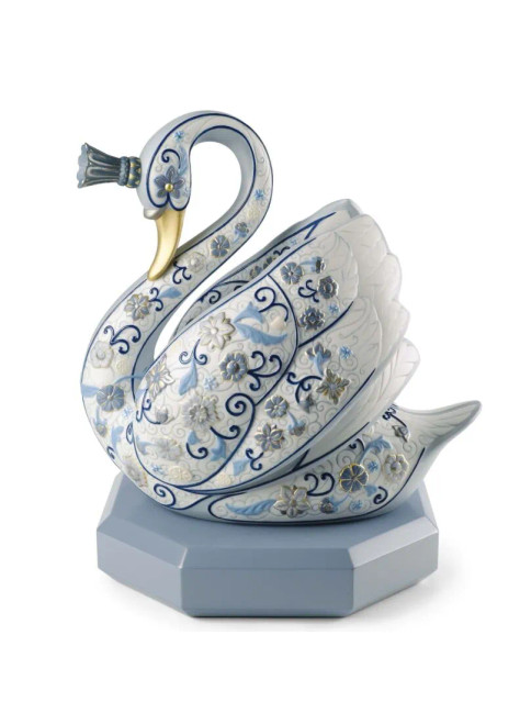 Lladro The Swan Princess (Enamels) Figurine