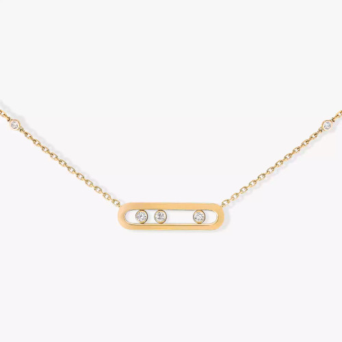 Messika Baby Move Yellow Gold Diamond Necklace
