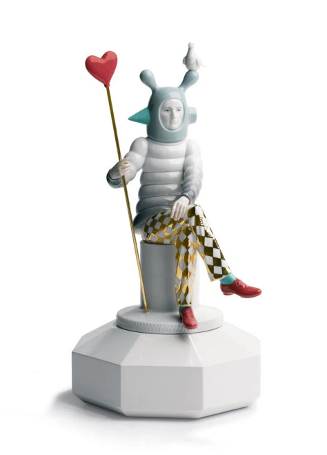 Lladro The Lover II Sculpture. By Jaime Hayon Figurine