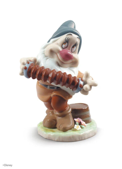 Lladro Bashful Snow White Dwarf Figurine