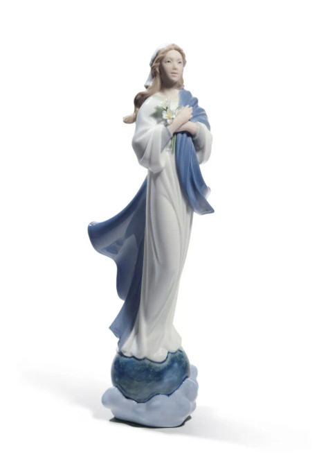 Lladro Blessed Virgin Mary Figurine