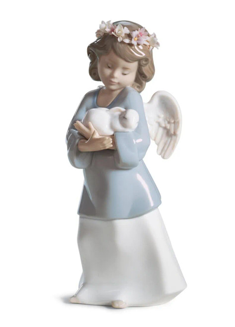 Lladro Heavenly Love Angel Figurine