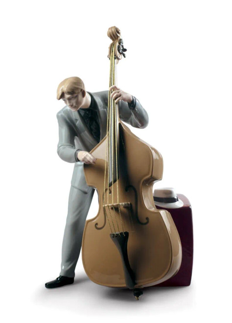 Lladro Jazz Bassist